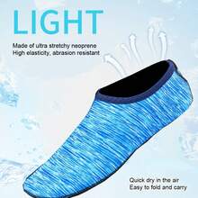 Unisex Quick-Dry Water Shoes, Rubber Non-Slip Sole Beach Shoes Suitable For Snorkeling, Sports, Beach, Swimming, Boating, Hiking, Yoga, Indoor. Breathable And Lightweight, Suitable For Barefoot Wear. Multi-Color Comfortable Non-Slip Water Shoes., Beach Essentials, Pool Float - Multicolor - View 3