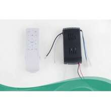 Kit De Substituição P/ Controle Remoto De Ventilador De Teto - Preto e Branco - Visão 4