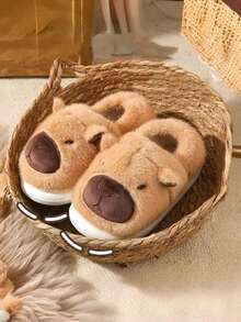 卡通水豚男女通用秋冬室内拖鞋，加厚绒毛保暖舒适情侣家居拖鞋。冬季必备，室内外皆宜。中性风格，情侣款设计。适合日常居家穿着、户外散步、倒垃圾、聚会等场合。非常适合学生、朋友、闺蜜和家人分享。（颜色、款式、图案和配件随机发货），母亲节礼物、卧室装饰、花园装饰、厨房装饰、夏季、海滩、旅行必备、房间装饰、软萌、毕业季、鞋架、收纳神器、户外、花园、旅行必备、便携、海滩必备、毕业季、毕业典礼、毕业典礼、毕业礼物、毕业礼物、毕业礼物、毕业礼物、祝贺毕业、祝贺毕业、优秀毕业生、毕业典礼、毕业派对 - A - 查看 9