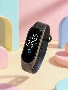 1 Stück batteriebetriebene, modische LED-blinkende Astronauten-Muster Digitaluhr, geeignet für Weihnachten, Schule, Lässig Kleidung, tägliche Dekoration - Verschiedenfarbig - Übersicht 9