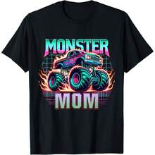 Monster Truck Mom Monster Truck Are My Jam Truck Lovers T-Shirt - màu đen - Xem 1