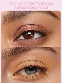 Pudaier 24 couleurs Surligneur diamant et stylo mat - Ombre à paupières longue tenue, imperméable, anti-taches avec effet pailleté - Parfait pour les festivals de musique, les fêtes et le maquillage quotidien - #04 - Voir 2