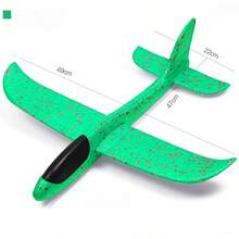 新款泡沫飞机玩具，手掷滑翔机，节日礼物，生日礼物，情人节礼物 - 彩色 - 查看 7