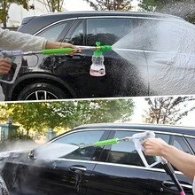 BEAR FORCE Pistola ad alta pressione per lavaggio auto del marchio Xiongwei, set di pistola ad alta pressione (asta di prolunga, cannone per schiuma da 1L, guanti per lavaggio auto e ugello verde #035 e adattatore per tubo flessibile) adatto per modelli K2-K7 - Tagli Unica - Visualizzare 11