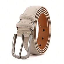 DOOPAI 男士休闲针扣皮带 - 可调节合金扣，适合休闲和商务场合，理想的父亲节礼物 - A - 查看 8