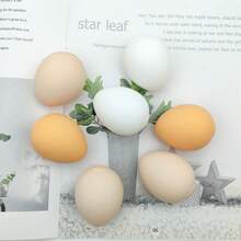 创意解压玩具！逼真不易碎的仿真鸡蛋，可重复使用，挤压玩具，趣味十足！ - 彩色 - 查看 2