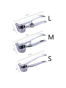 1 Stück Multi-Funktions Knoblauchpresse, manueller Edelstahl Knoblauch/Ingwer Zerkleinerer, Küchenhelfer, rostfreier professioneller Knoblauchzerkleinerer, leicht zu bedienen und zu reinigen, Gemüse/Obst Entsafter, Küchenzubehör, geeignet für Hotel, Restaurant, Küchenbedarf und Gewürzzubehör, Küchenutensilien, Ingwerpaste - Verschiedenfarbig - Übersicht 5