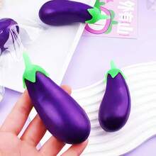 1/3个蔬菜造型减压玩具，可爱捏捏球，弹性粘手派对小礼物，礼品袋填充物，生日礼物，宝箱填充物，生日派对减压玩具，礼品袋填充物，皮纳塔填充物，礼品袋填充物 - 彩色 - 查看 5