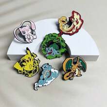 pokemon Logo Anime Brooch Set - Enamel Metal Pins, Can Be Used As Clothing And Backpack Accessories, Creative Gift Peripheral Badges, Badges - Multicolor - View 7
