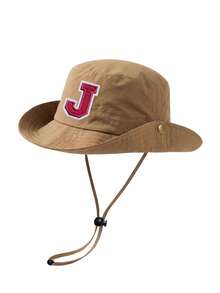 1顶4-10岁儿童大檐遮阳帽，A-Z 26个字母刺绣，夏季探险儿童防晒帽，儿童速干渔夫帽 - 1PC - 查看 20