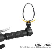 Bicycle Handlebar Review Rear Back View 360 Rotation Mirror for Mountain Road Bikes - Negro - Ver 3