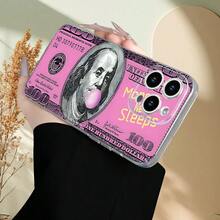 Phone Case - Creative Coin Pattern Angel Eye Transparent Phone Case Suitable for  17 16 Pro Max, 16 Pro, 16 Plus, 16, 15/15 Pro/15 Pro Max/15 Plus, 14, 13, 12, 11 Pro Max, X, XR, XS, XS Max, 7, 8 Plus. A Protective Case for Couples - Transparente - Ver 3