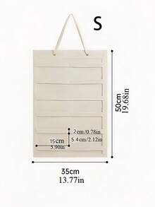 Large Capacity Hanging & Foldable Jewelry Storage Bag, Suitable For Clips, Ties, Headbands And Other Accessories Storage, Fashionable Glasses Storage, Valentine's Day Gift, Applicable To Wardrobe, Wall, Door, Keeps Accessories In Shape - Multicolor - View 12