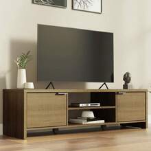 MADESA Television Stands & Entertainment Centers - Brown - View 1