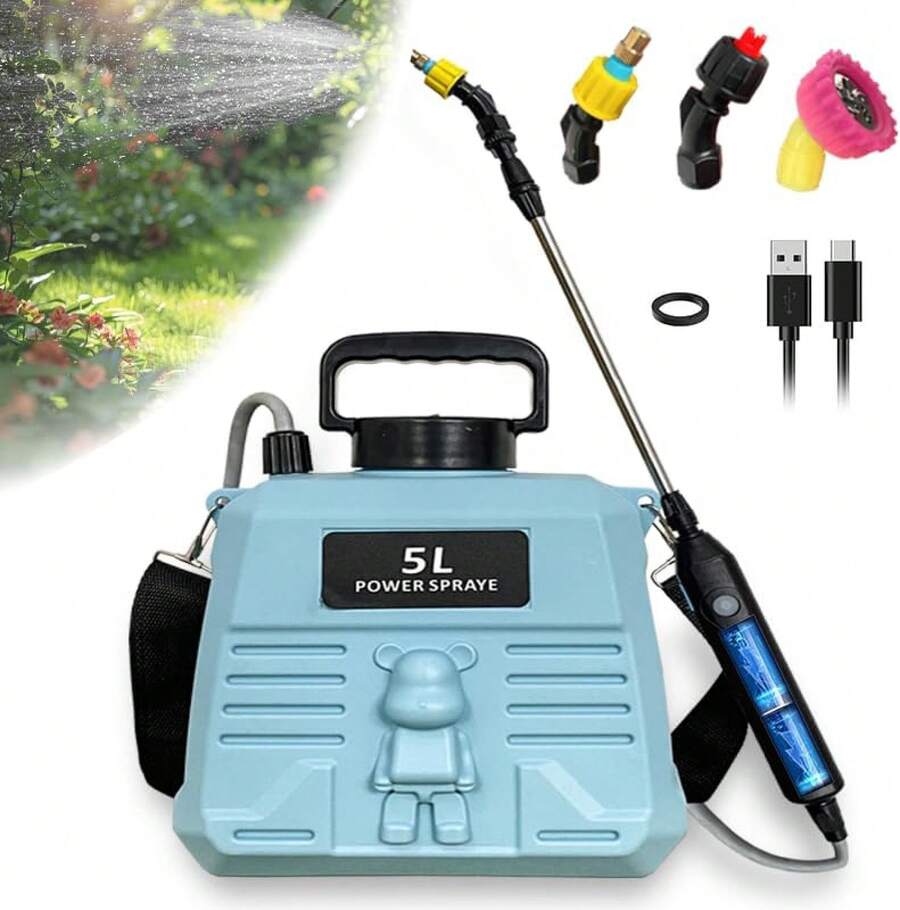 Botellas para Limpieza Pulverizadoras y Ajustables, Botella Spray Atomizador, Spray Botella para Plantas de Jardín, Césped, Limpieza del Hogar - 1 - Ver 1