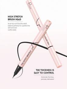 Pudaier 防水液体眼线笔 - 黑色，速干，不晕染，持久防水，不脱妆，丝滑柔顺，持久保持妆容，不易褪色，适合初学者。 - 黑色 - 查看 4