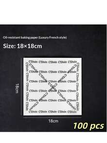 50/100PCS Minimalist Practical White French Anti-Oil Paper Liners Grease-Proof Silicone Baking Parchment Paper Oil-Proof Non-Stick High-Temperature Resistant Easy To Tear Dessert Baking/Hamburger Oil Absorbing/Cake Demoulding/Back To School Bento/Home Baking/Takeout Packaging Non-Stick Easy-Peel Baking Liners Graduation Season Must-Have For Students Back To School Baking - Multicolor - View 14