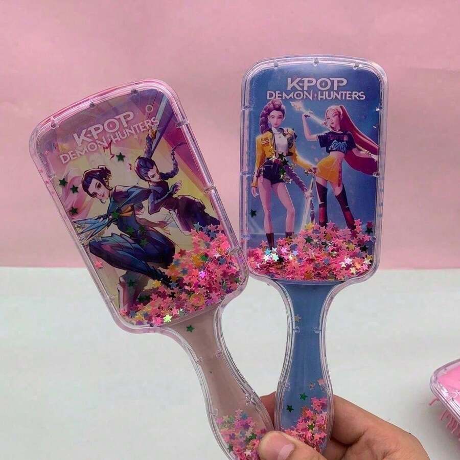 1件套韩流风格旋转美发梳套装 - 灵感源自 Lumi 气垫按摩美发梳，防静电设计，打造蓬松发型，CE认证（款式随机） - 彩色 - 查看 1