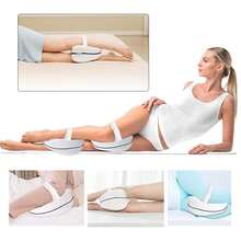 Ergonomisches Seitenschläfer-Kniekissen Aus Memory Foam – Optimale Lagerungsunterstützung Für Hüfte & Knie Mit Abnehmbarem, Waschbarem Bezug - Weiss - Übersicht 5