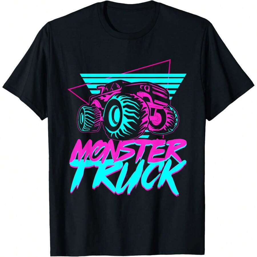 Monster Jam Birthday T-Shirt Toddler To Big Kid GR0AVE DI0GGER El Toro Loco Maximum Destruction - Đen 6 - Xem 1
