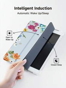 Ayotu 1pc Floral Print, Plants, Hibiscus Flower Tablet Case & Kindle E-Book Case Compatible With IPad 10th Generation, IPad 11/Air 4th/Air 7th/9.7 Inches, Compatible With Samsung Galaxy Tab A9 Plus, Kindle (11th Generation-2024 Release)(6 Inch), Kindle Paperwhite 12th Gen 2024, Great Holiday Gift, Stylish And Simple Pattern. - Multicolor - View 6