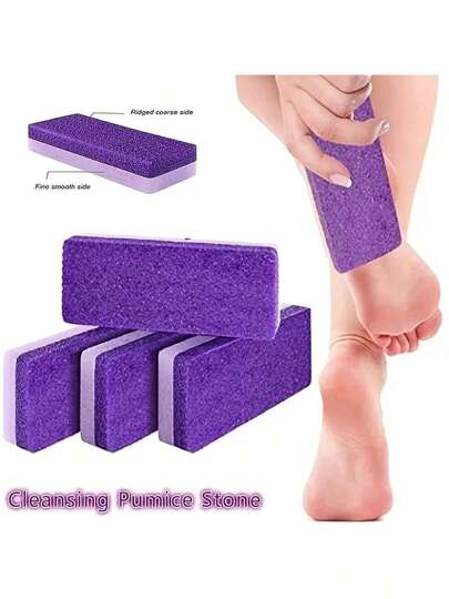 Professional Foot Pedicure Pumice Stone For Removing Foot Calluses And Dead Skin Scrubber, Double-Sided Usable, An Ideal Tool For Home Foot Care, Hand And Foot Care Tools