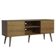 Mueble Mesa Para Tv Rack Madesa 2 Puertas Hasta 55 Marrón - Marrón - Ver 8