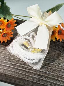 99pcs Pearl Beads, Candy Bag Set, Net Bag & Organza Pouch Gift Packaging - Multicolor - View 13