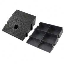 2x Heavy Duty Ramp Kerb Ramps Driveway Car Vehicle Threshold Ramp Curb Tool27*25 - Black - View 4