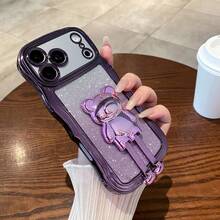 Luxury Electroplated Phone Case With Wave Pattern, Shock-Proof, Dust-Proof, Thick Edges, Compatible With IPhone 17 Pro Max, Galaxy S24 Ultra/S24 Plus/S24, S23 Ultra/S23 Plus/S23, S22 Ultra/S22 Plus/S22, S21 Ultra/S21 Plus/S21 FE, S20 Ultra/S20 Plus/S20 FE, A5x/C1 2 3 4 5 6 7 8 9, 9 8 7 6 5 4 3 2 1 - Purple - View 2