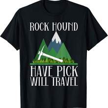 Camiseta de regalo con juego de palabras de Rock Hound, geólogo, geología y rockhound - Negro-2 - Ver 1