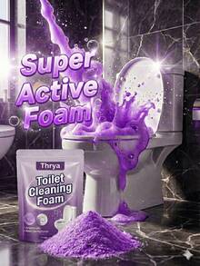 jakehoe 100克马桶清洁泡沫粉 - 强效马桶清洁剂和除垢剂。快速起泡的家用清洁产品，可去除污渍、铁锈和异味。必备浴室和马桶配件。 - 粉狀 - 查看 3