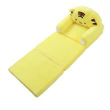 zxSofa para Niños Lindo sofa Pble de Dibuos dos para Niños Pequeños para Tomar una Siesta Leer ugar Cama Suave y Transpirable para Niños Pequeños consofa cama - Amarillo - Ver 2