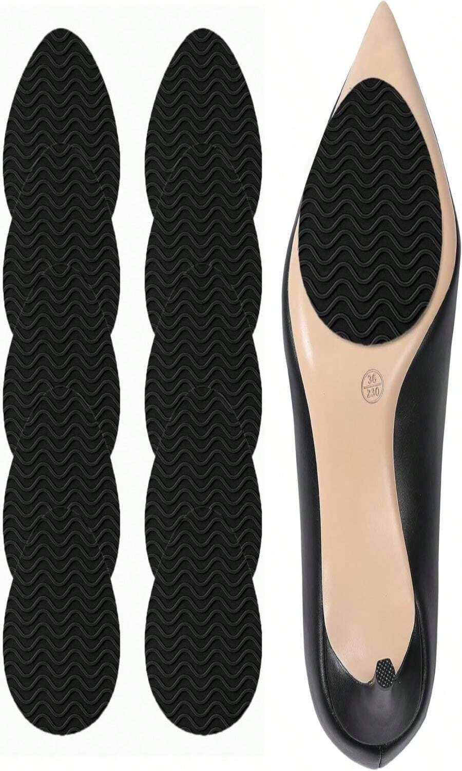 Ashoesert'S Shoe Sole Protector For Heels,Shoe Grips On Bottom Of Shoes, Anti Slip Shoe Grips,Non Slip Shoe Pads,Non Slip Pads For Shoes, Shoe Gummies For Heels - ColorE - View 1