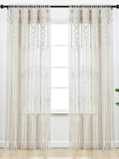 1 Inch Diameter Heavy Duty Adjustable Curtain Rod Set - Modern Decorative Curtain Rods For Bathroom And Home, Extendable Curtain, Wall Mounted, Metal Material, Multiple Sizes