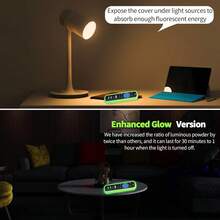 1pc TV Remote Control Cover, Roku Smart TV Remote Control Cover, Anti-Fall, Anti-Dust Poku Universal Silicone Protective Cover, Glowing In The Dark, It Only Takes 1 Second To Find It - Multicolor - View 4