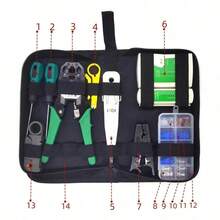 Kit Crimpadora RJ45 Ponchadora Cable Redes 14 Piezas - por defecto - Ver 4