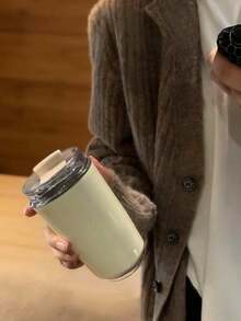 304 Stainless Steel Insulated Coffee Mug, Thermal Insulation, Portable Cup - Multicolor - View 6