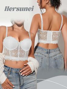 Women's Sexy Underwear Lift And Gather Bra, Women's Lift And Shaping Bra, Comfortable Apparel - White - View 2