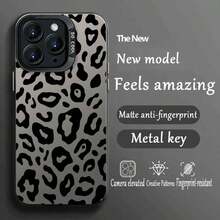 Ốp điện thoại TPU cao cấp họa tiết da báo đen, chống sốc, tương thích với iPhone 17, 16, 15, 14, A05, A14, A34, A55, S20, S23, S25, Redmi 12, 13C, Oppo A55, A35, A58, Vivo/Infinix Smart8 - màu đen - Xem 5