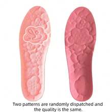 女士超柔软、无痛、如云朵般按摩透气除臭鞋垫，缓解长时间站立疲劳，如履云端，粉色 - 粉色 - 查看 7