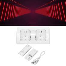 Cargador de batería para control remoto con base de carga dual y dos baterías recargables para control remoto  (blanco) - Blanco - Ver 3