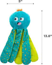 Outward Hound By Nina Ottosson Silly Legz Interactive Plush Dog Puzzle, Dog Enrichment Toys, Plush, Floppy, Long, Octopus, Blue - ColorD - 查看 7