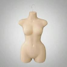 Maniquí Dama Pierna Corta Tipo Busto Completo | Maniquí Exhibidor Femenino con Pierna Corta Disponible en 4 Colores Blanco, Negro, Beige y Plata, Ideal para Lencería, Ropa Interior, Shorts, Trajes de Baño, Vestidos Cortos y Exhibición Profesional en Tiendas, Boutiques y Escaparates - carne - Ver 6