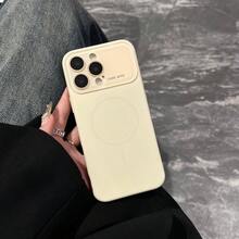 Funda para teléfono: Funda magnética con ventana grande inspirada en líquido compatible con iPhone 17 Pro, funda moderna para iPhone 17 Air, funda para iPhone 17, diseño creativo - Naranja - Ver 8