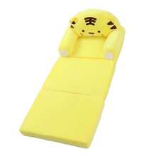 zxSofa para Niños Lindo sofa Pble de Dibuos dos para Niños Pequeños para Tomar una Siesta Leer ugar Cama Suave y Transpirable para Niños Pequeños consofa cama - Amarillo - Ver 5