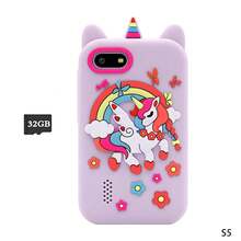 2.8 Inch Kids Toy Smartphone, Dual Camera Touch Screen Phone With Silicone Case And Lanyard, Music Game Player, Perfect Gift For 3-10 Years Old Children For Outdoor Camping - Multicolor - View 22