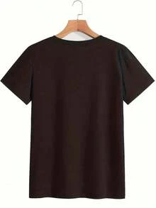 Camiseta Vibrante con Estampado de Vaca de Dibujos Animados - Camiseta Casual de Cuello Redondo de Manga Corta para Mujeres para Primavera y Verano - Camiseta Gráfica Divertida para Damas, Ajuste Relajado, Tela Suave, Transpirable, Absorbe la Humedad, Perfecta para Actividades al Aire Libre - Blanco - Ver 5