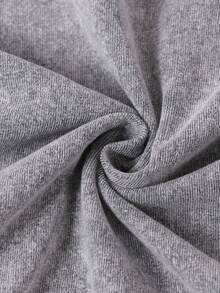 Men's Printed Vintage Washed Vest, Loose Fit, Casual Street Style, A Must-Have Item For Street Wear And The Gym. - 灰色 - 查看 5