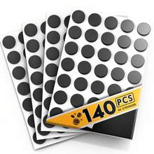 70/105/140/175 sztuk Okrągły magnes z klejącym podkładem Najlepsze prezenty - Czarne - Zobacz 12